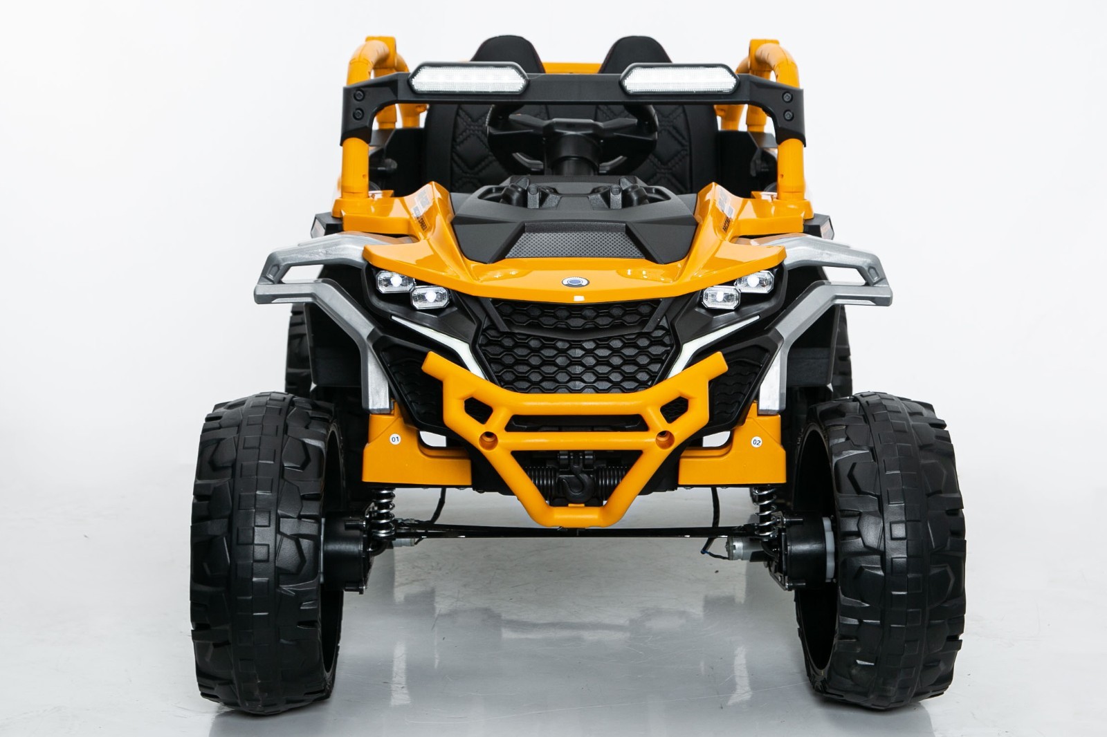 12V Kids Ride On Car UTV Truck 2-Seater Battery Power Wheels with Remote, Yellow