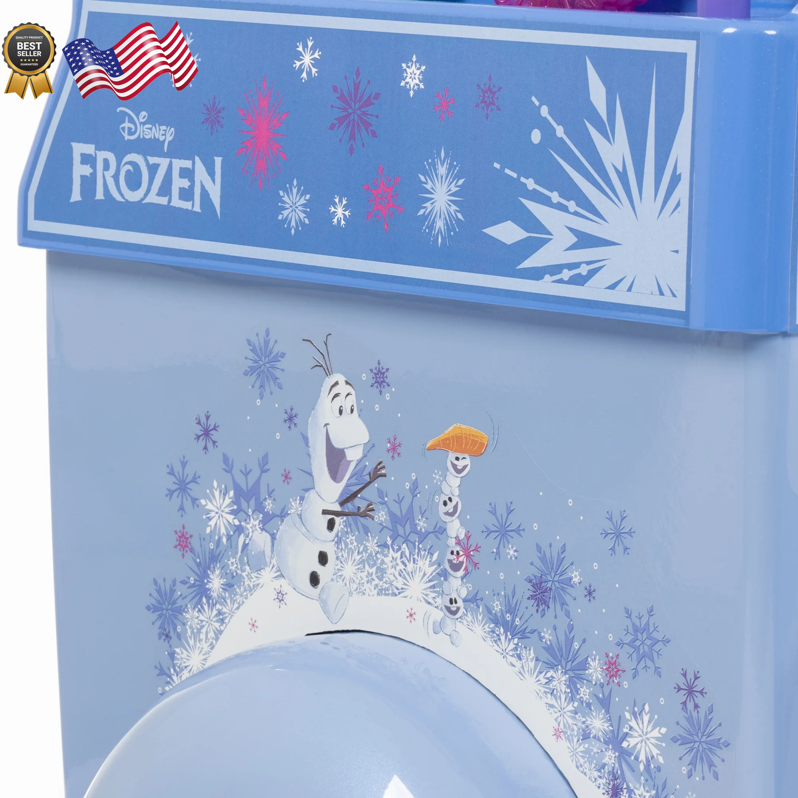 Kids Disney Frozen Electic Ride On Ice Cream Cart Toy W/ Ice Cream & Music GIFT