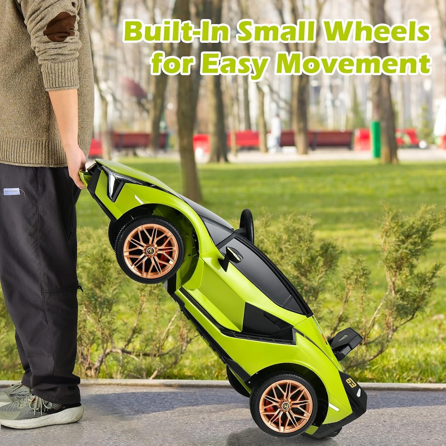 Electric Lamborghini Sian Roadster for Kids