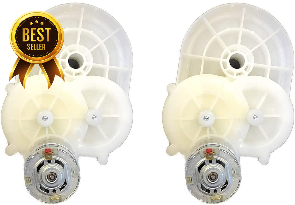 Official RZR Gator 12V Motor Gearbox Replacement Kit White Replacement Motor and