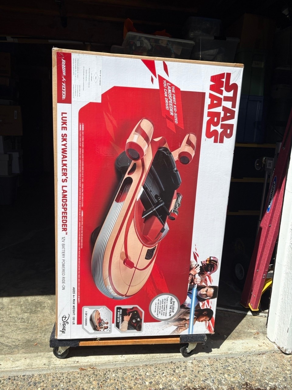 Star Wars Radio Flyer Luke Skywalker’s Landspeeder 2017 New In Box