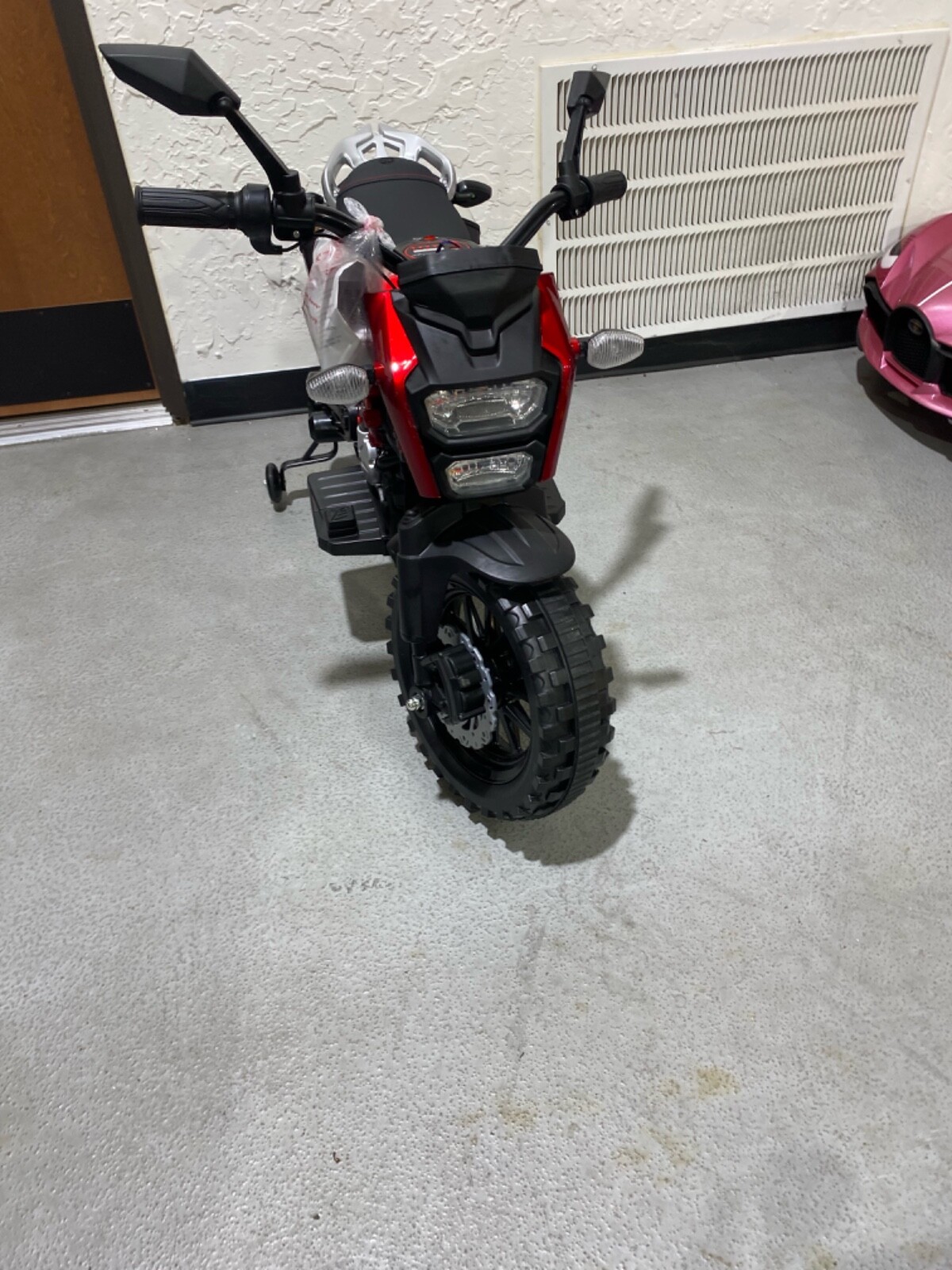 Brand New Ride On Car Motorcycle with Training Wheel, Built in Music System