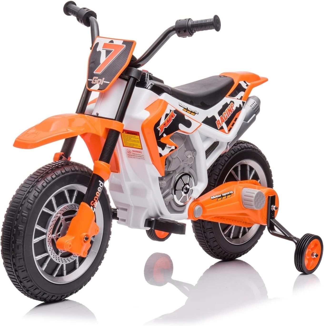 12V Kids Ride on Motorcycle Dirt Bike Toy 4 Wheel Battery Powered Off-Road Motor