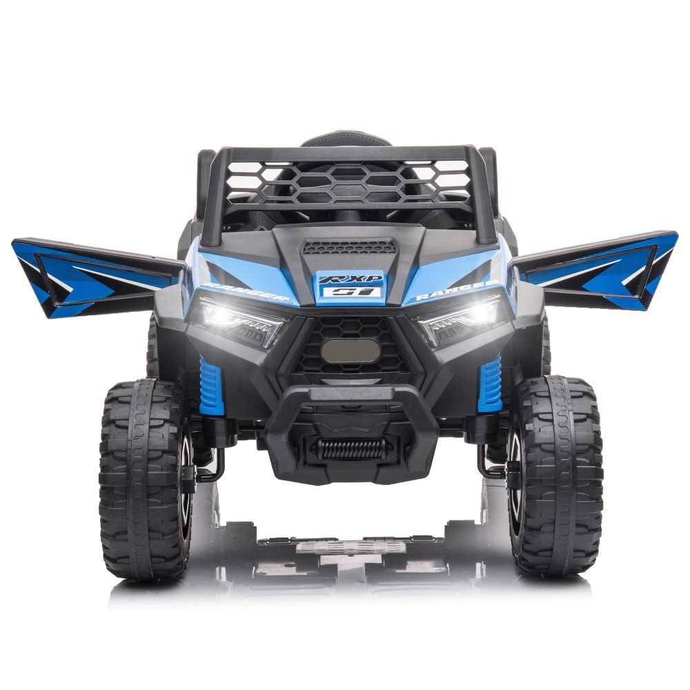 12V kids Ride On Mini UTV Electric Car Front LED Lights & Horn For Children
