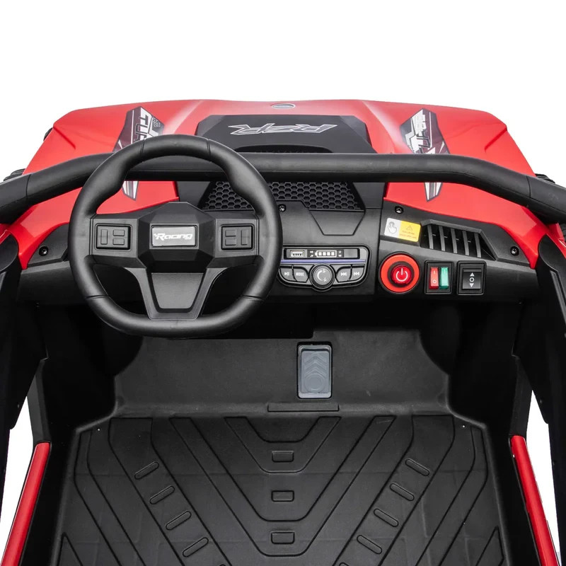 24V 4WD KIDS RIDE ON UTV CAR 4 POWERFUL MOTORS,TWO SEATER,EVA TIRES LIGHTS+ R/C