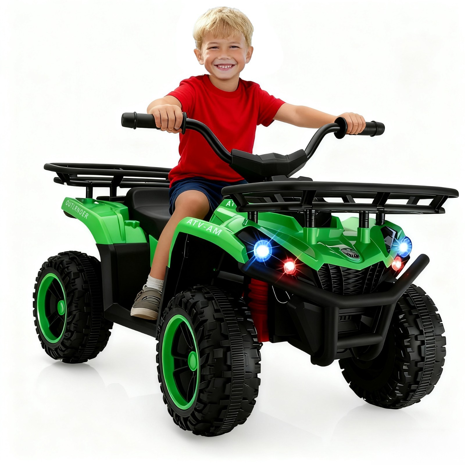 24V Kids Ride on ATV 4 Wheeler Quad Battery Powered Electric Vehicle w/MP3&USB