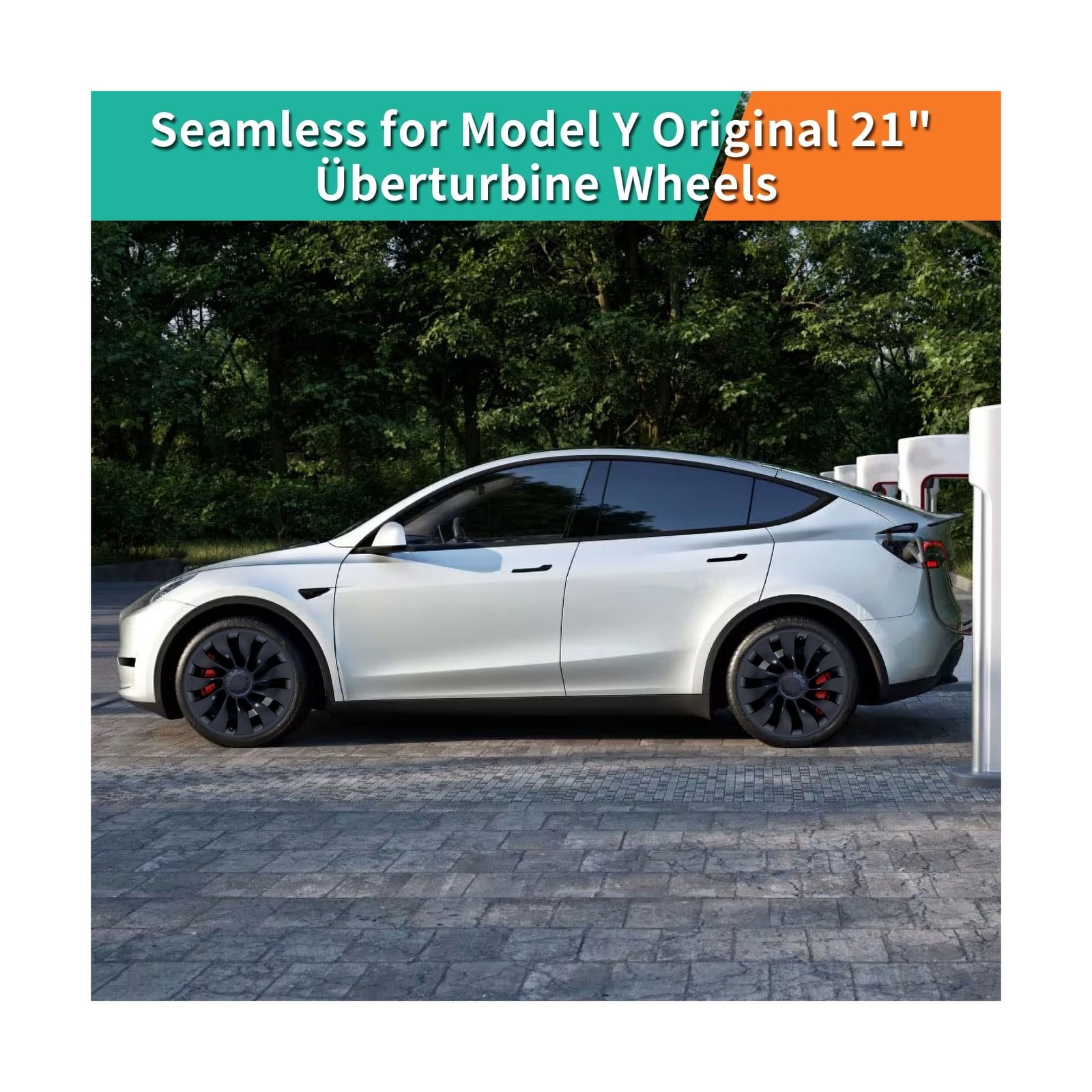 Tesla Rim Protector Model Y 21 inch|Fit 21 Inch Überturbine Wheel Covers 20
