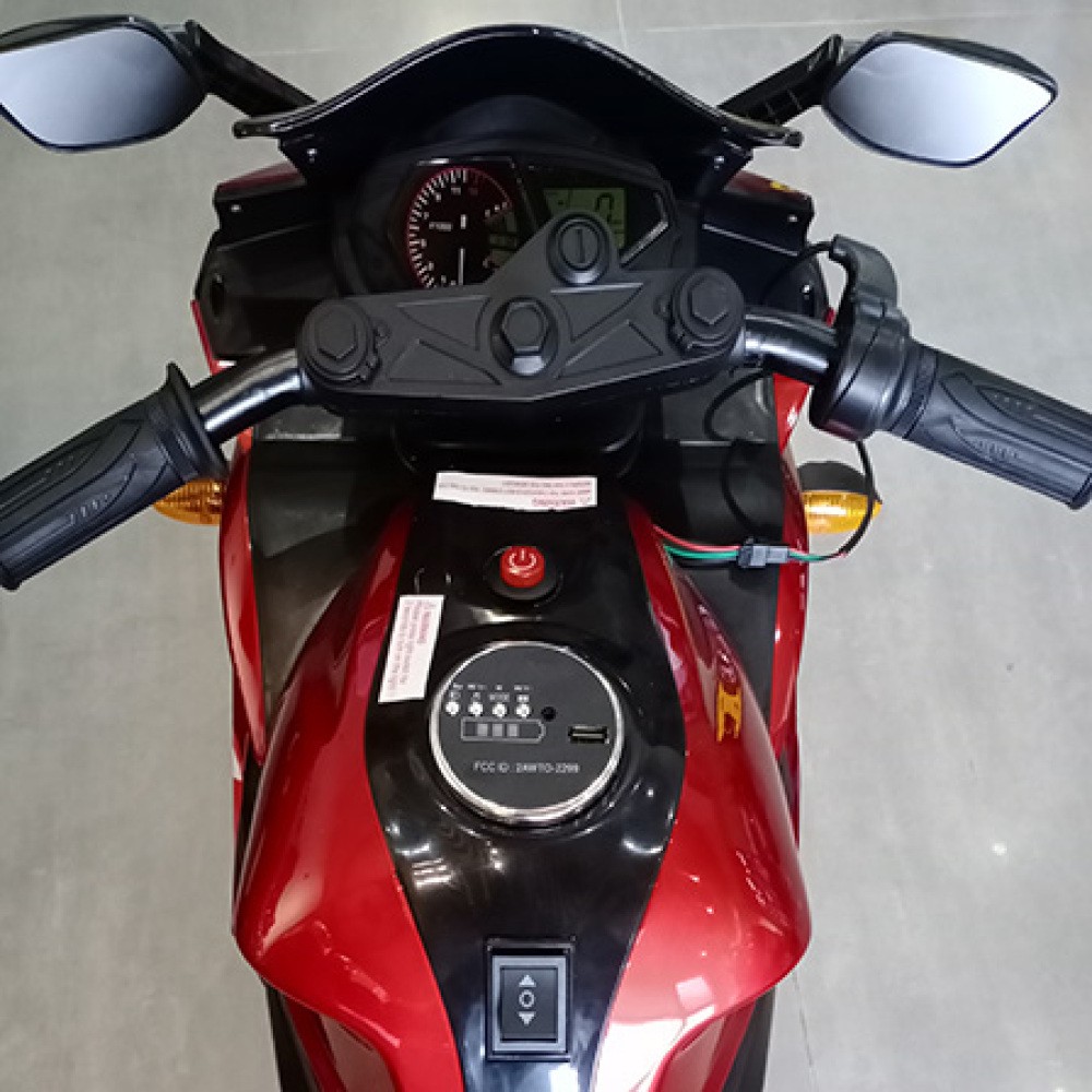 Kids Electric Motorcycle Ride Safe For 3-6 Years Kids,Lighting Wheels Bike Ride