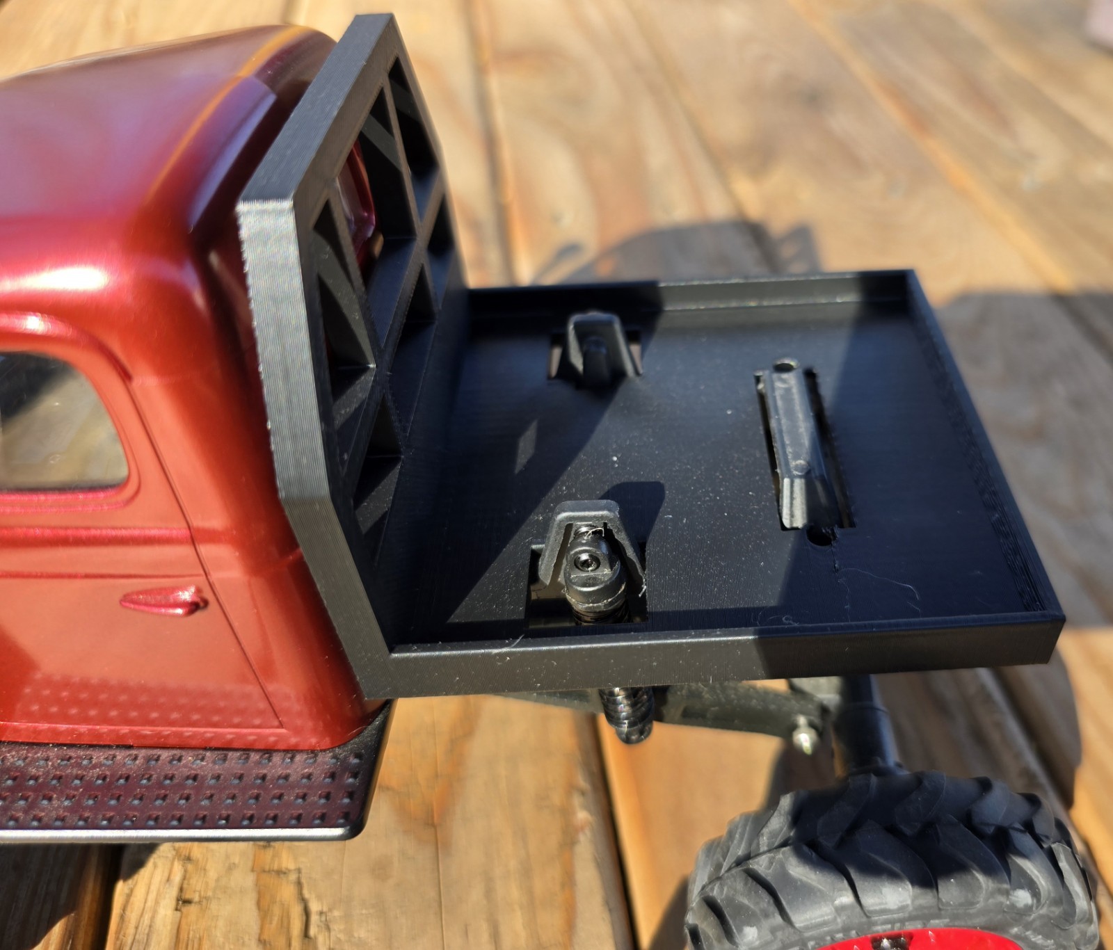 Truck Bed Upgrade Parts (NO Truck Included ) for FCX24 Power Wagon farm Flatbed