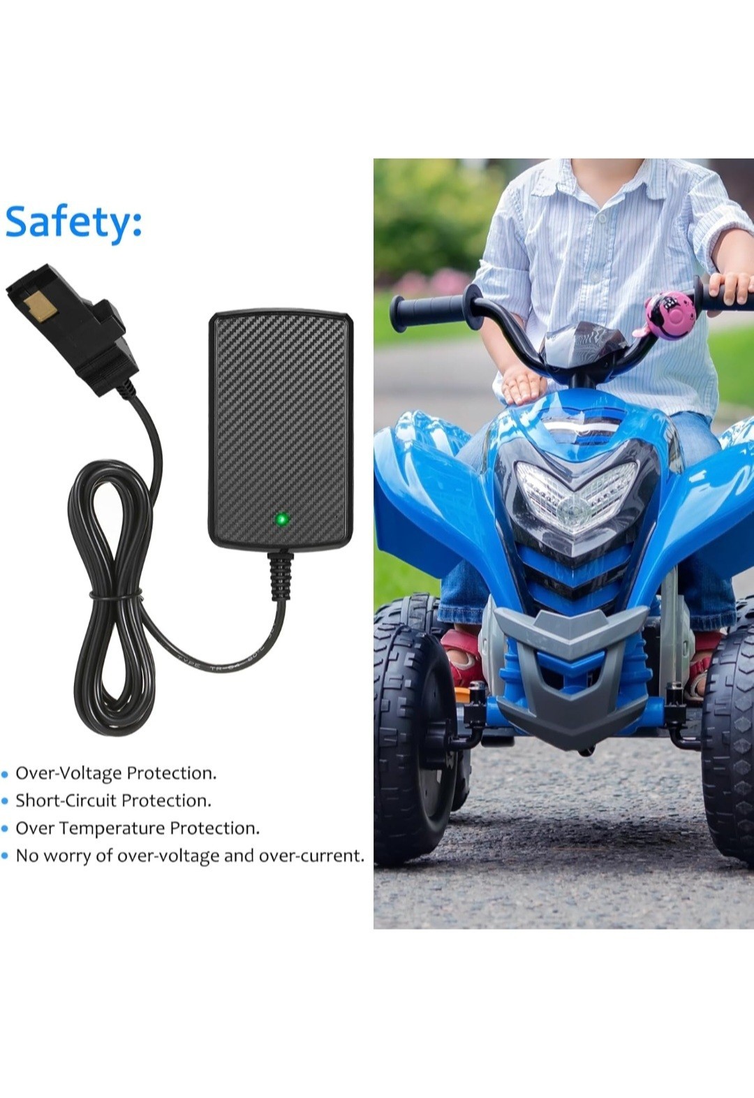 12V Battery Charger Replacement for Power Wheel Battery Charger for All Power…