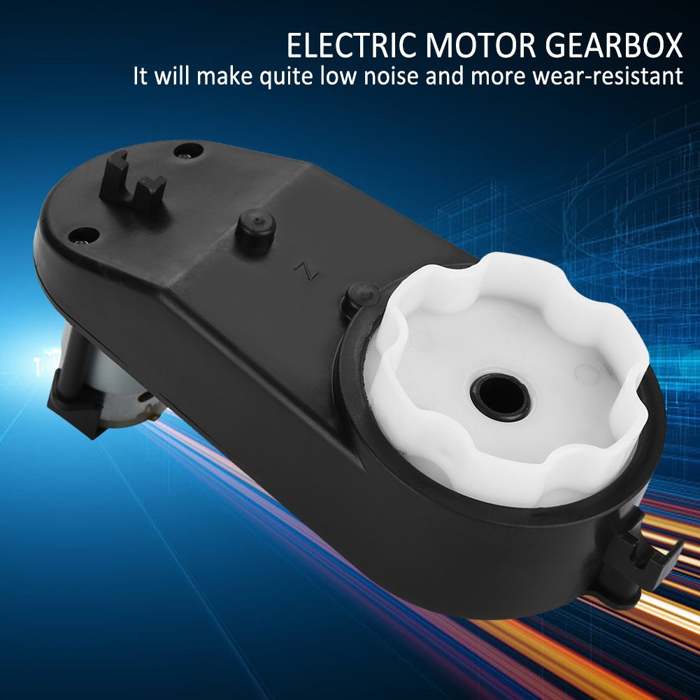 Kids Ride-On Gearbox with DC Motor, 12V 12000RPM with 6V/ 12V Motor Electric …