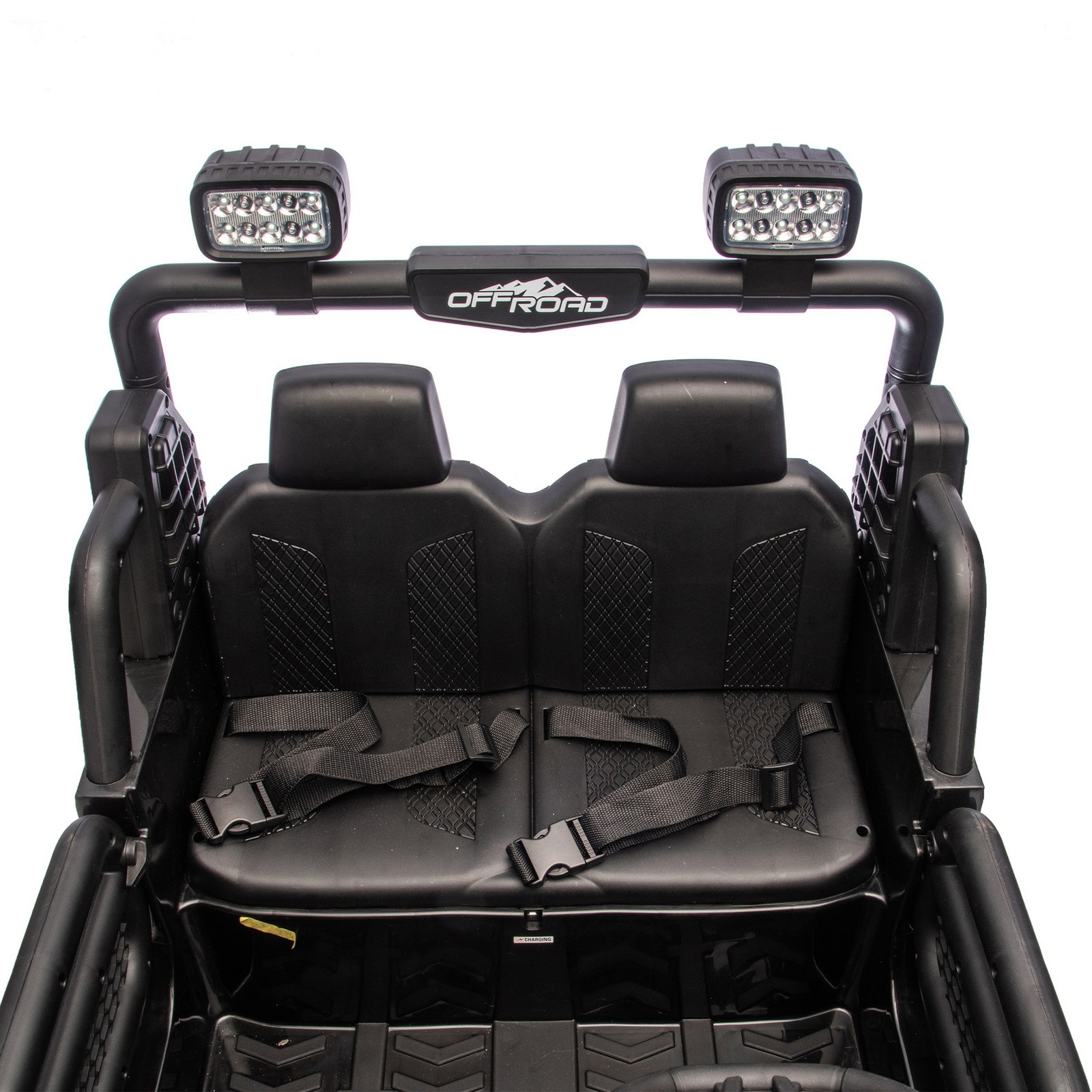 24V 2-Seater Off-Road Ride On Jeep Car Toy Parent Control LED Music Dual Motors