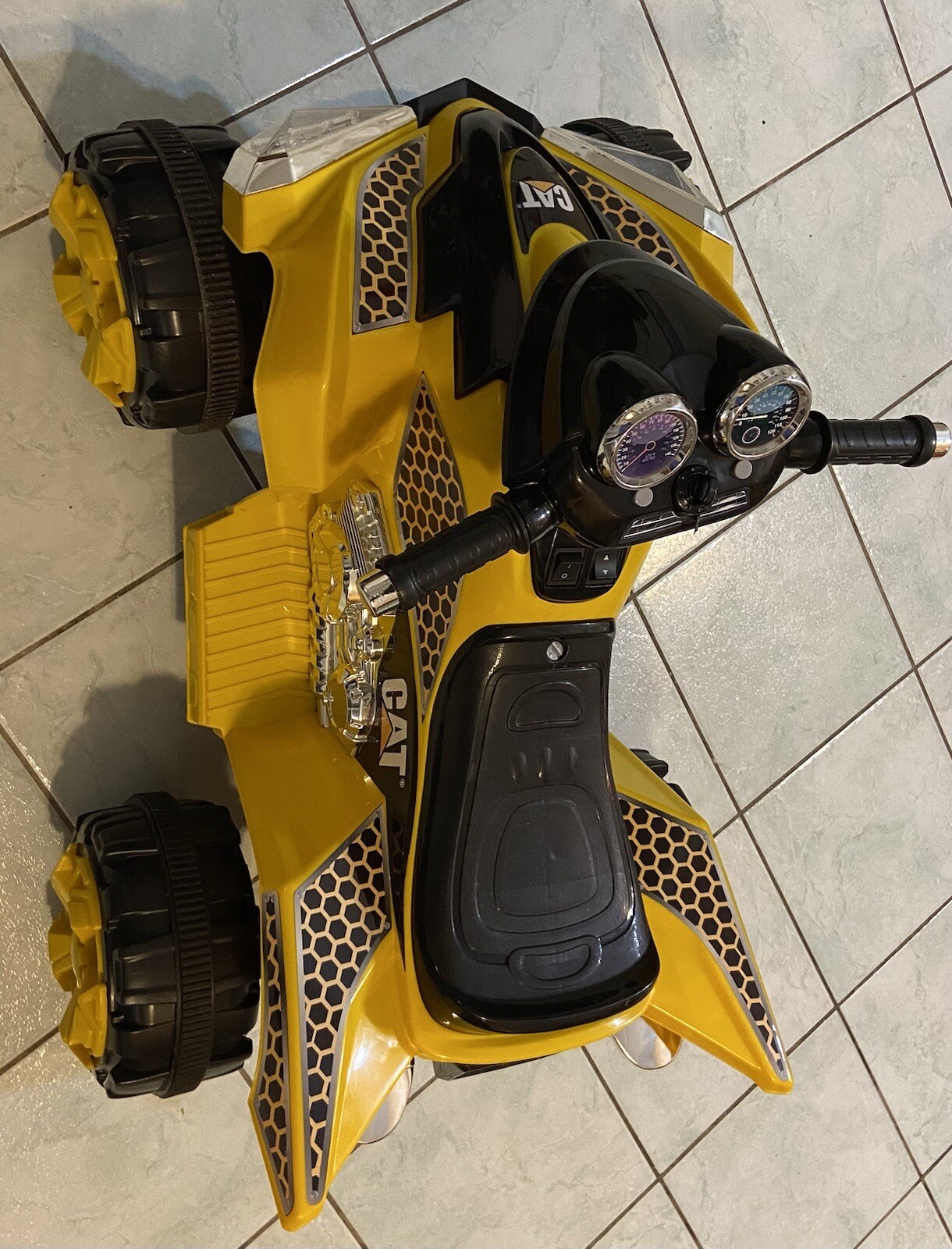 Kid Trax Caterpillar ATV Toddler Ride On Toy, 6 Volt Battery, 3-5 Years, Max Toy