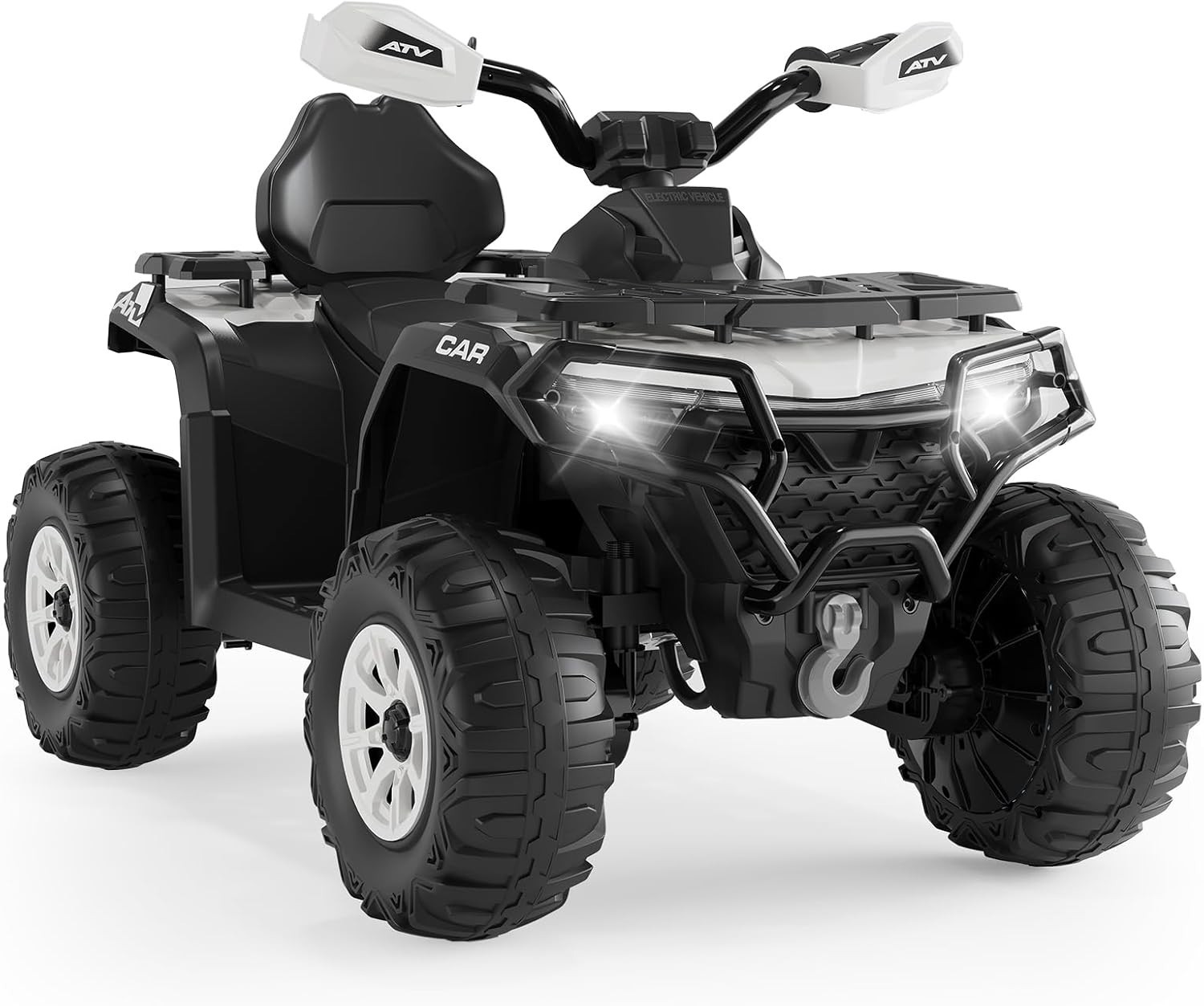 12V Kids Ride On ATV Car w/Remote Control Spring Suspension Off-Road 4 Wheeler