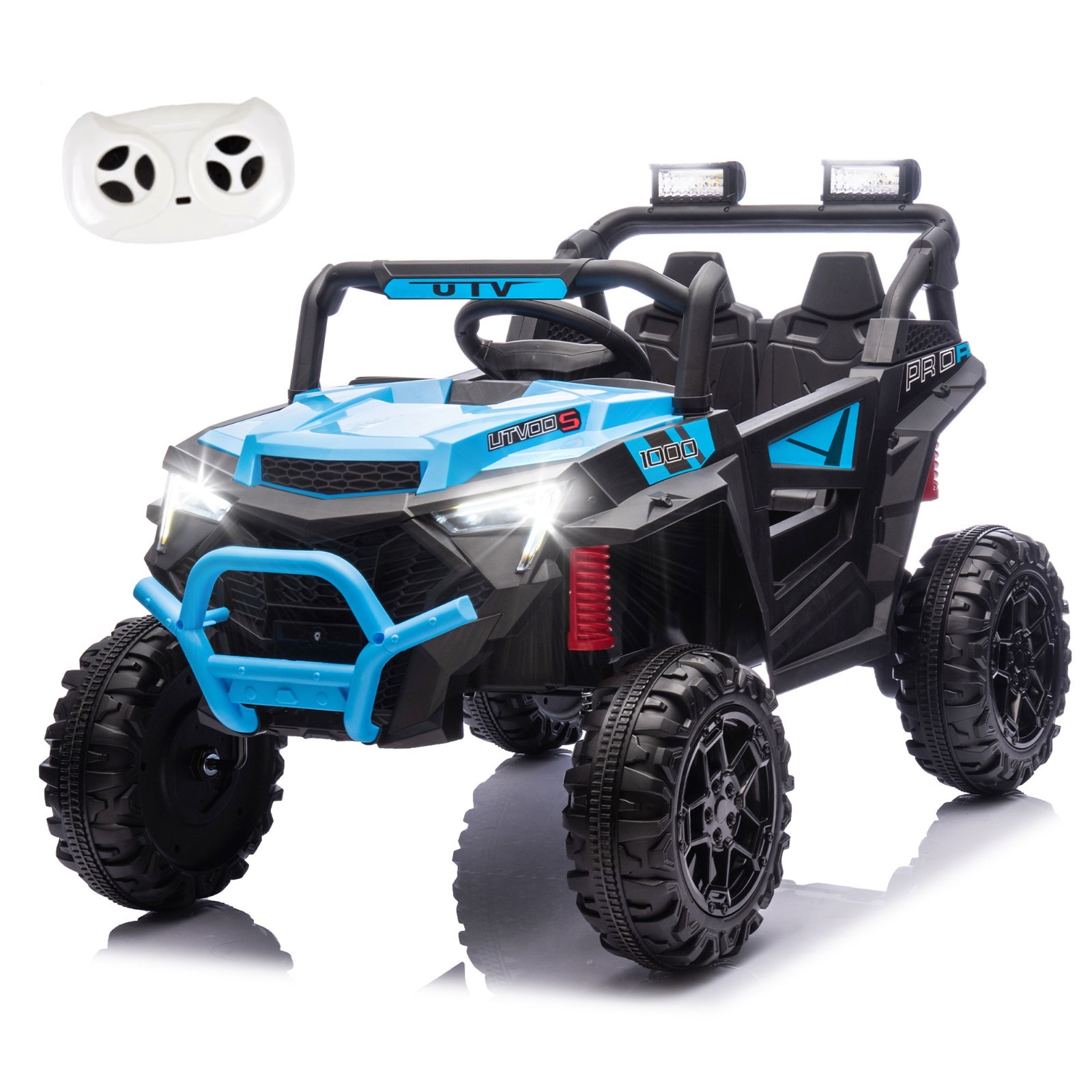 24V Kids Electric Car Ride on UTV Battery Power Wheels with Remote Control Pink