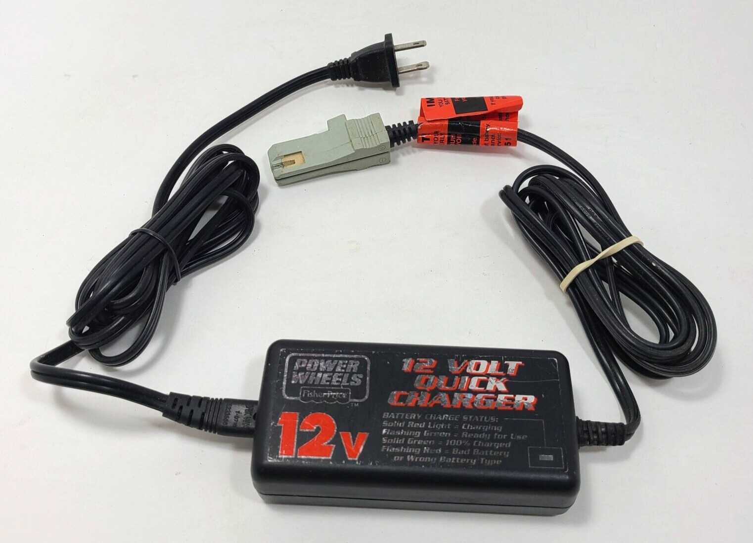 Fisher Price Power Wheels 12 Volt Quick Charger Model 00801-1429
