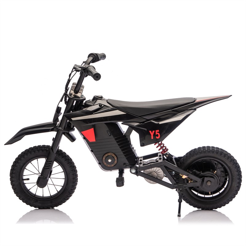 24V Kid Ride On Electric Toy Motocross Motorcycle Adjustable Speed for Aged 5-15