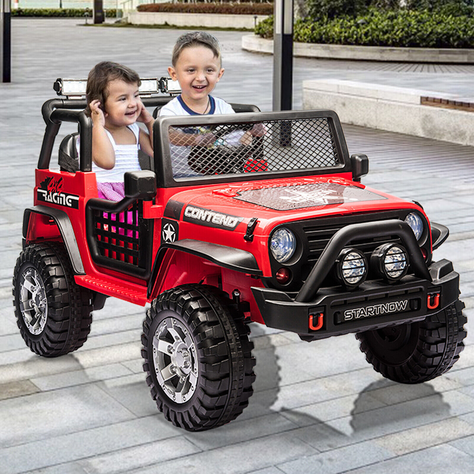 12V Electric Kids Ride on Jeep Car Truck Toys Vehicles with Remote Control Gifts