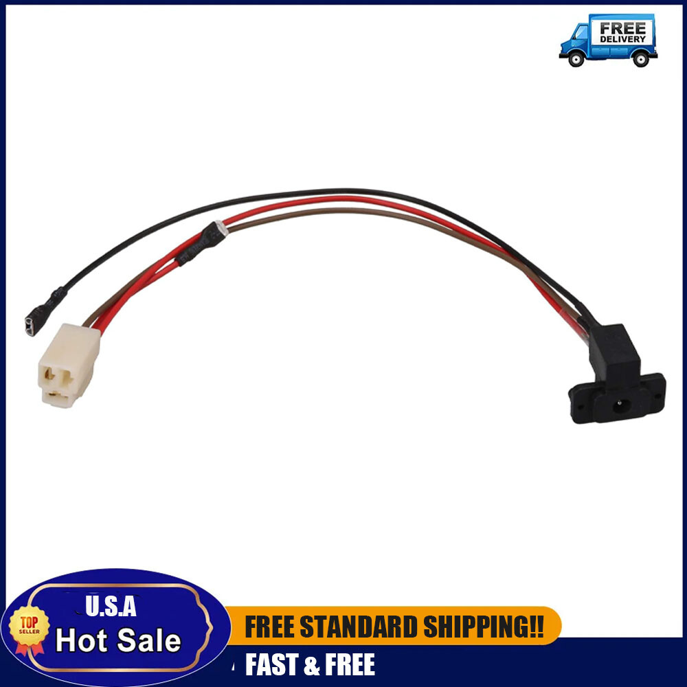 Charging Port 3 pin for Kids Electric Car, Battery Charging Interface
