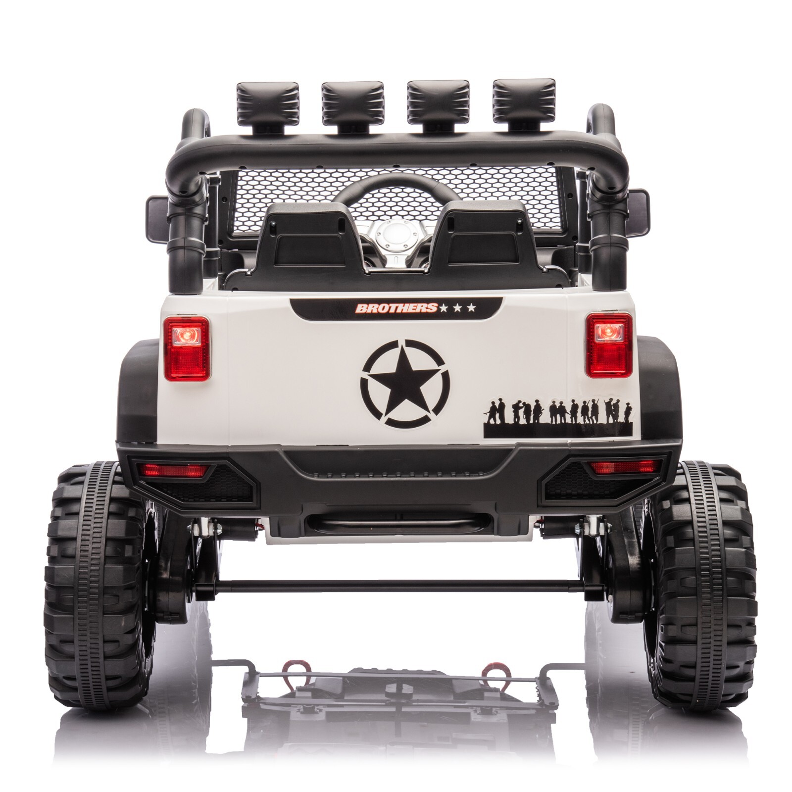 2 Seaters Ride on Car for Kids 24V Electric Truck Toy with Remote Control 400W