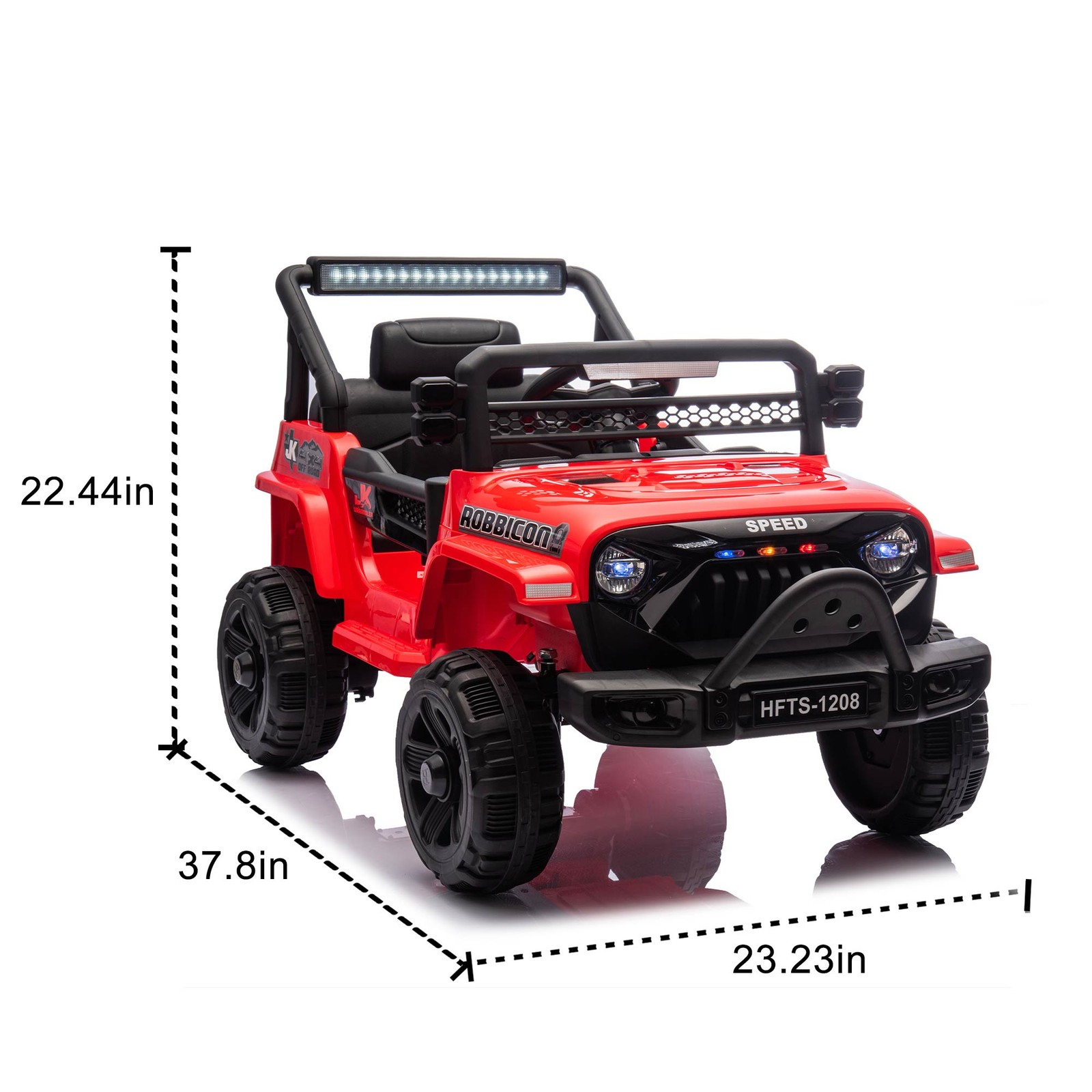 12V Kids Ride On Electric Truck Car W/Parents Control,2WD,Four-wheel suspension
