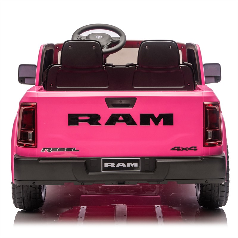24V 160W Dodge RAM 2-Seater Kid Ride On Truck w/ Remote Control 2WD Car for 3-6