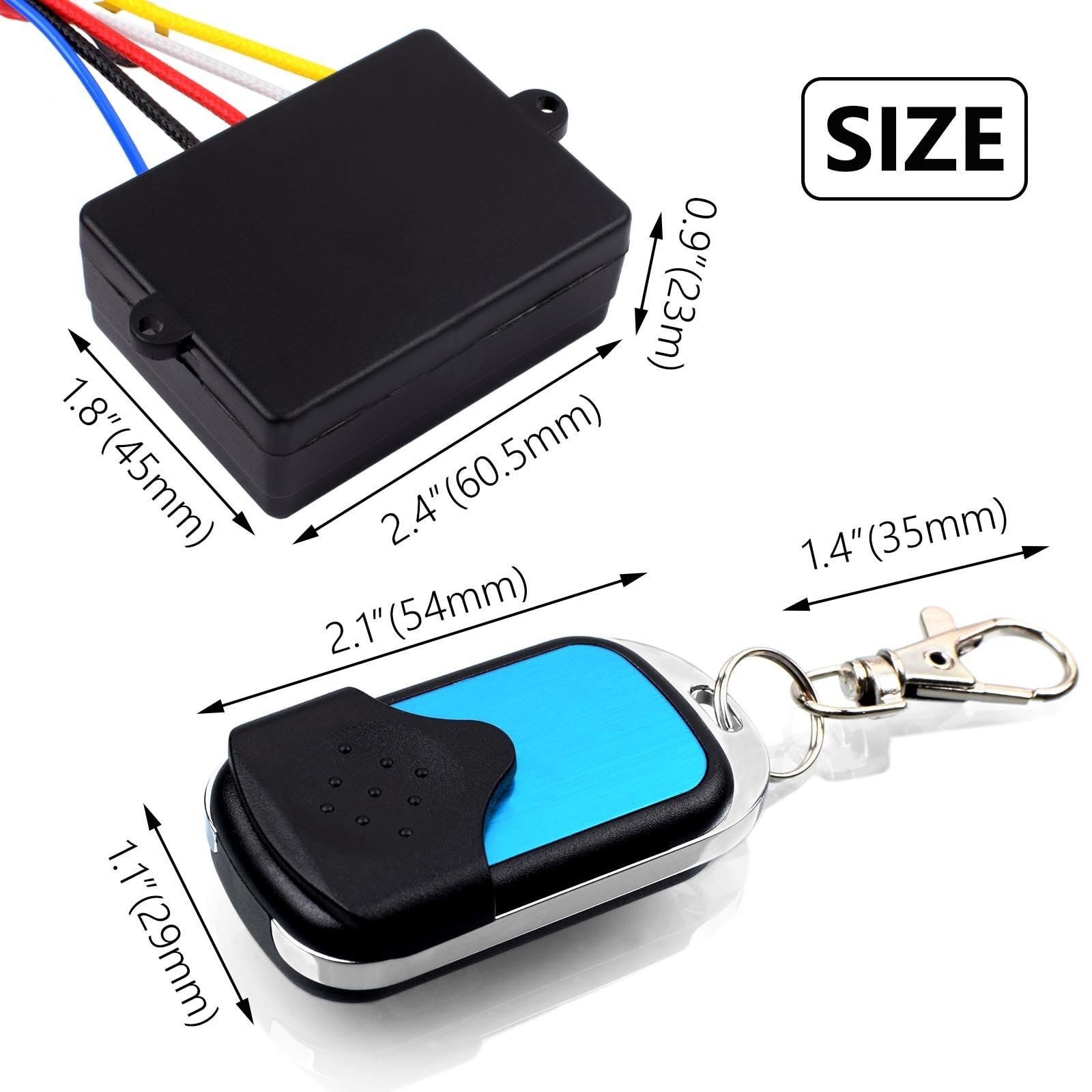 Wireless Winch Remote Control Kit for Car Truck Jeep ATV SUV 12V 24V Handset …