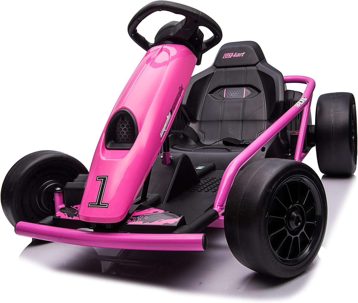 GRAVEE 24V Kids Go Kart w/ Dual 300W Motors 8.1MPH Drifting Ride On Car