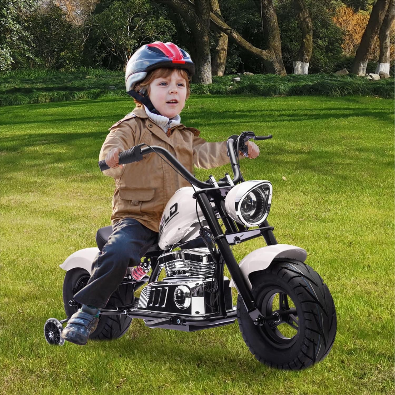 36V Electric Dirt Bike for Teens 16.5MPH&176LB Load Spring Suspension Multicolor