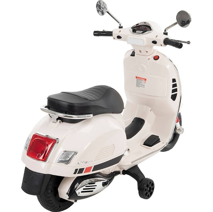 HUFFY VESPA 6-VOLT KIDS BATTERY RIDE-ON – WHITE