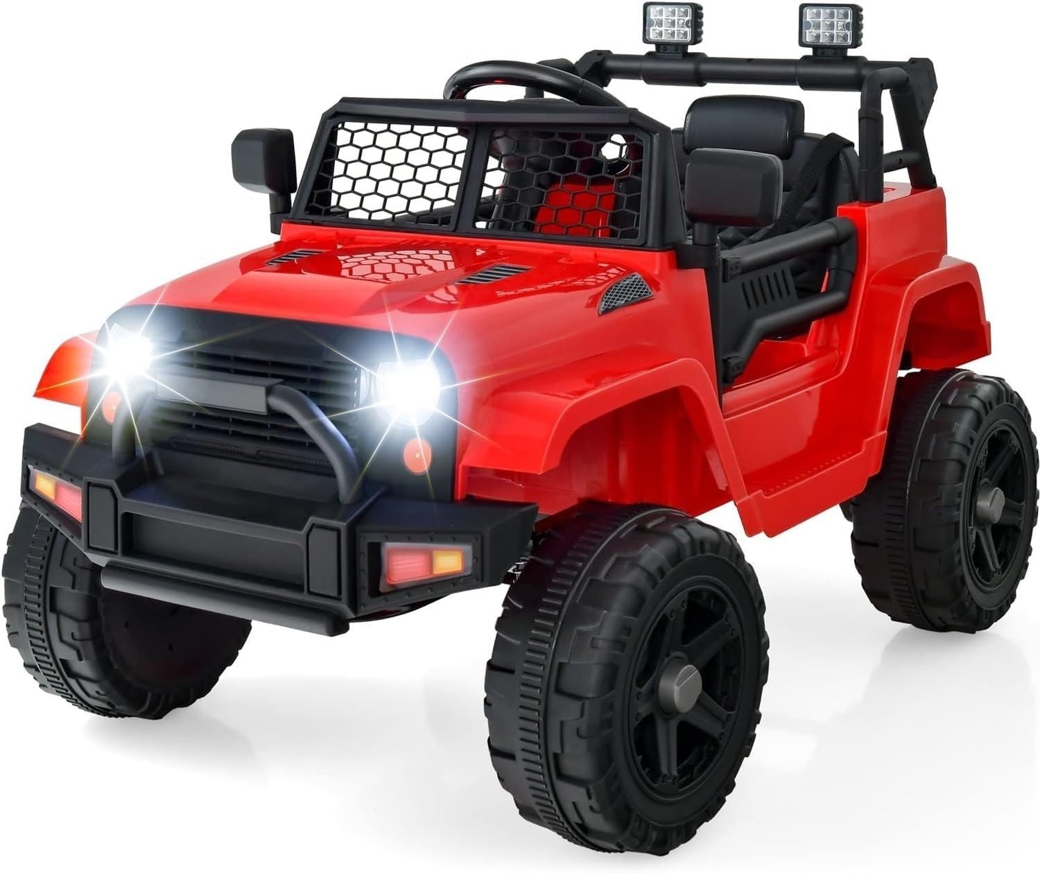 Carrito Para Niños Electrico De Juguete A Control Remoto Todo Terreno Resistente