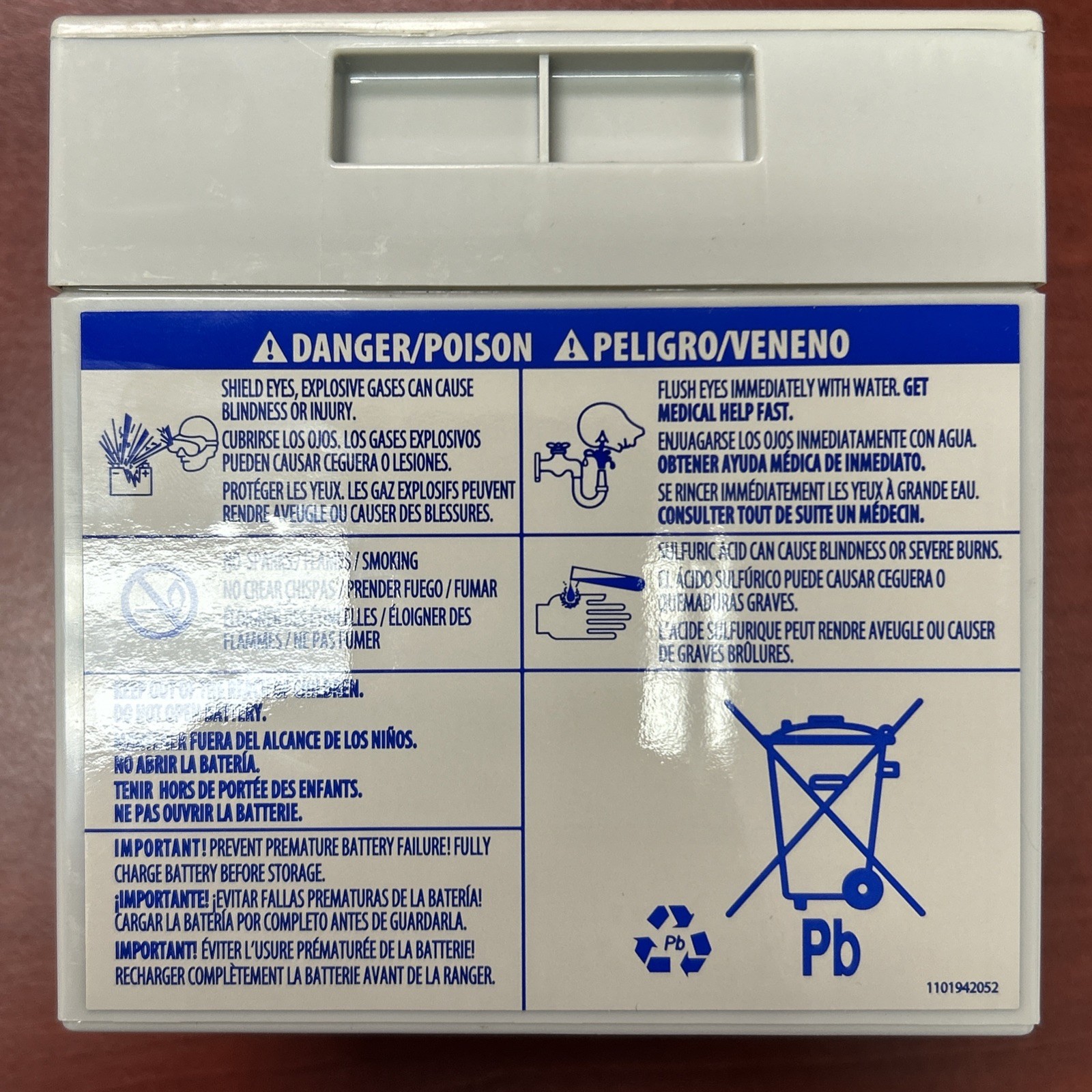 Fisher-Price Power Wheels 74777 12V Rechargeable Battery
