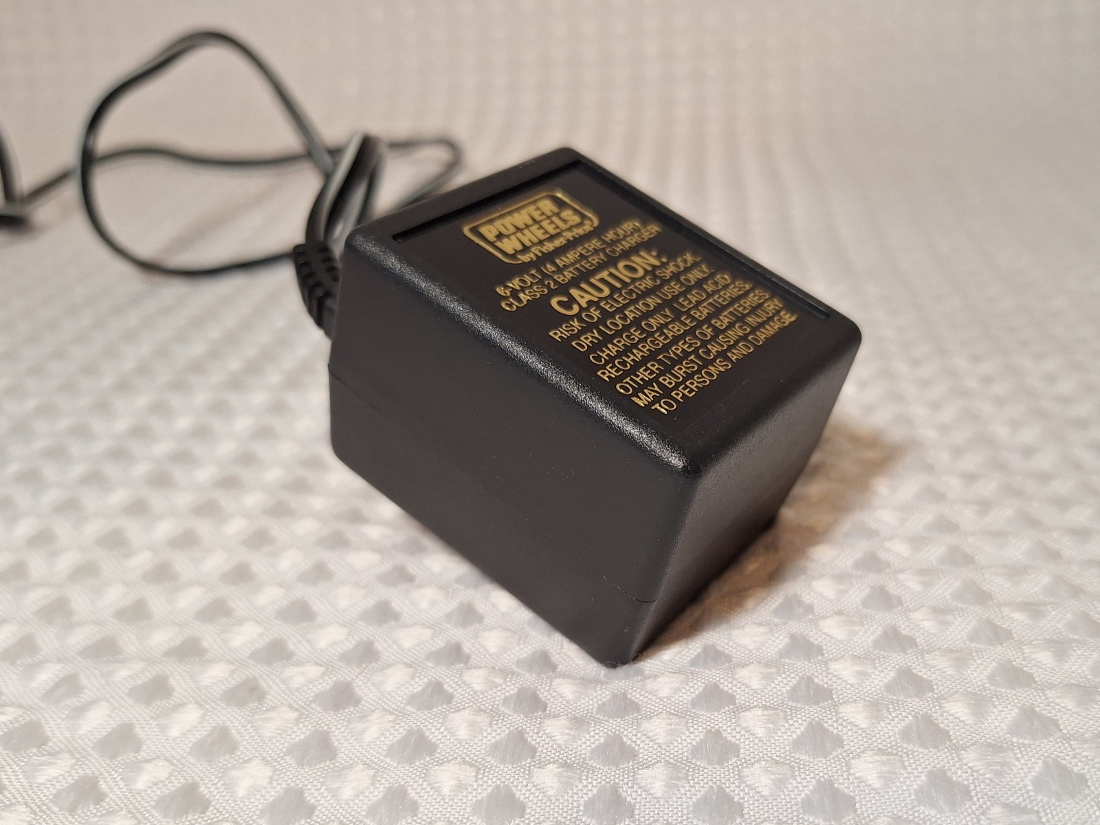 Fisher Price Power Wheels 6V Battery Charger Power Supply 00801-0976 Mod. 040135
