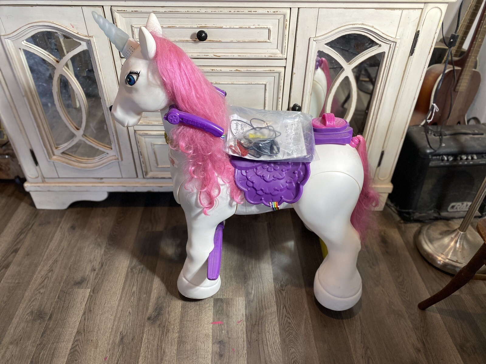 Famous Feber My Lovely Electric Ride-On Unicorn Toy 12 Volt