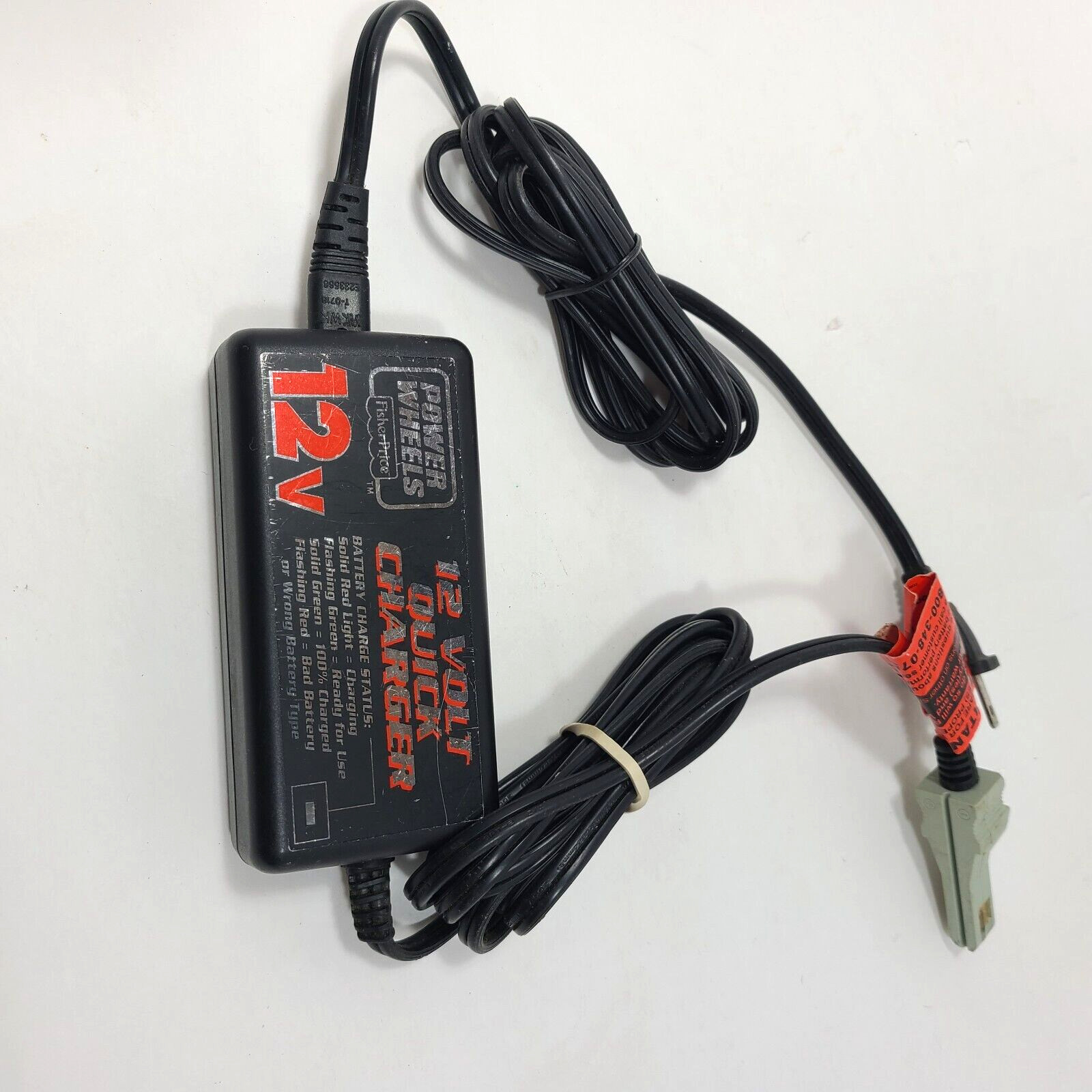 Fisher Price Power Wheels 12 Volt Quick Charger Model 00801-1429