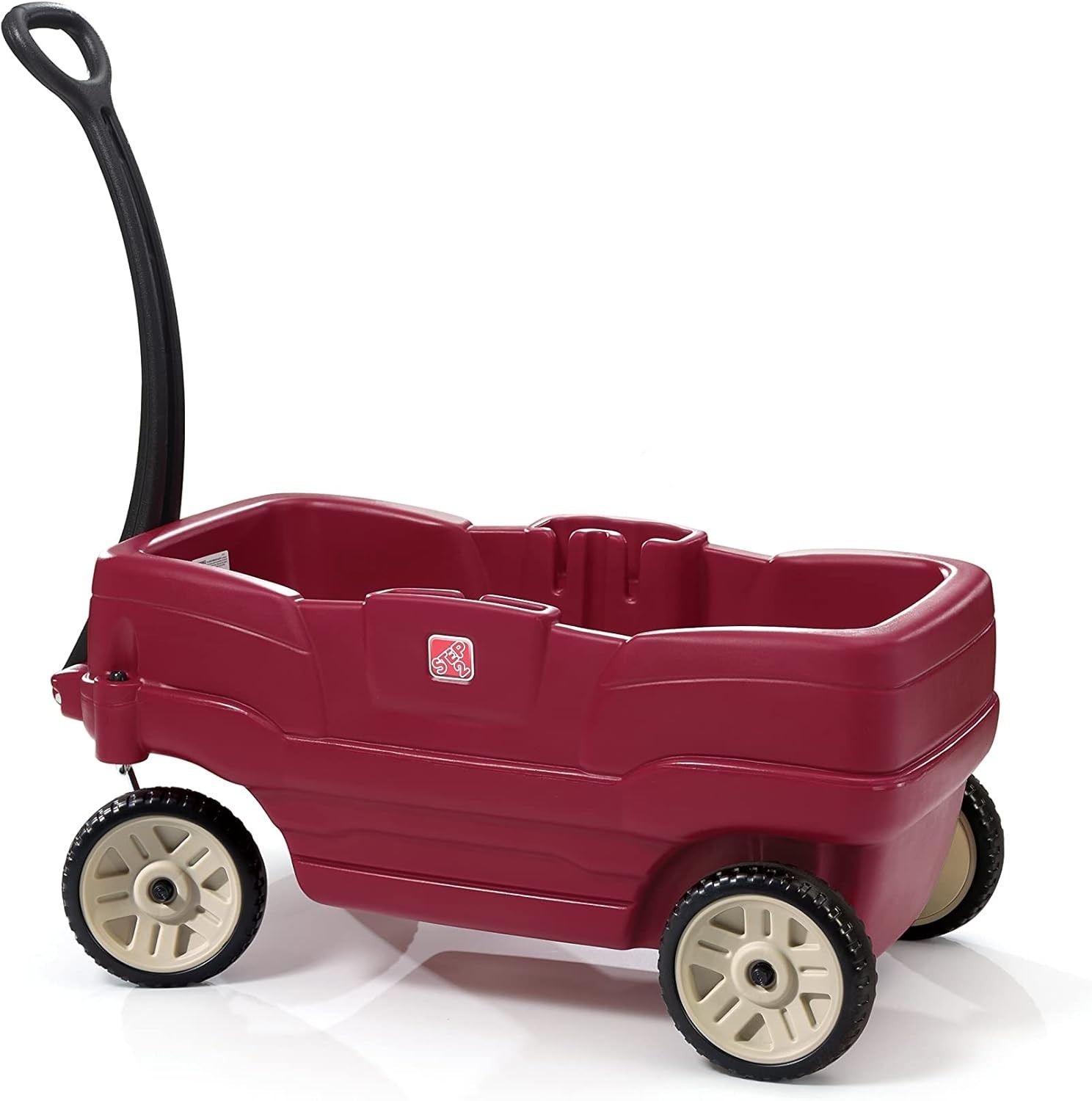 Vibrant Red Neighborhood Wagon for Kids, 75 lbs. Max Weight~