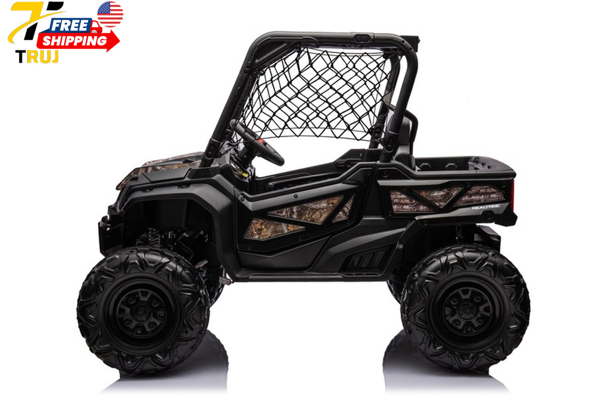 24V Realtree Camo UTV Battery Operated Ride On Toy Remote Age 3+ Realistic NEW