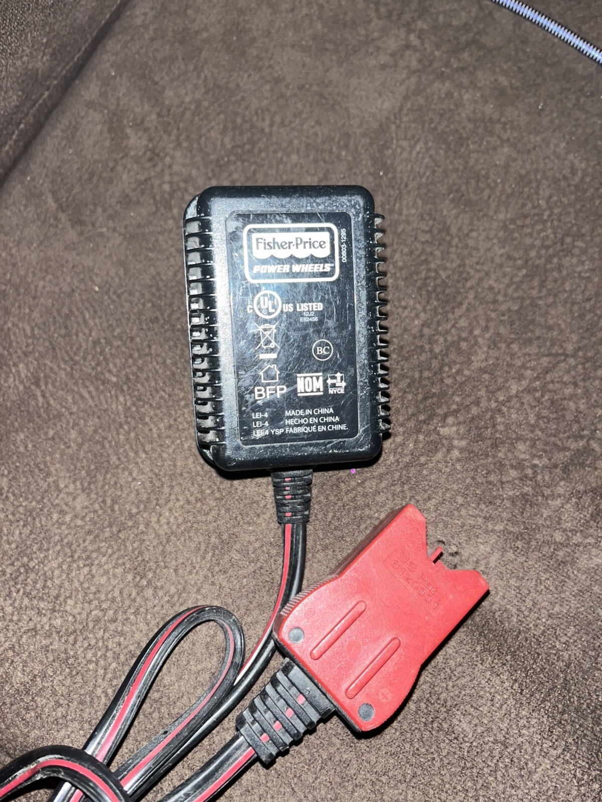 Power Wheels 6 Volt Charger for 00801-0712 RED 6v Battery Genuine Fisher Price