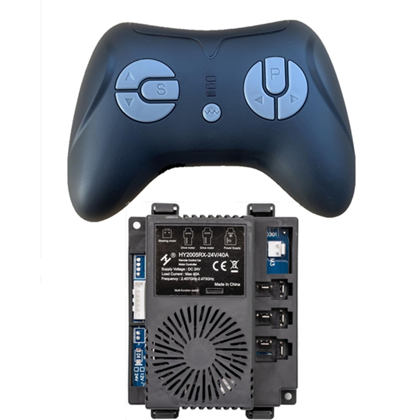 24V 40A Remote Control Ride-On Toy Controller & Mainboard Accessories for Kids