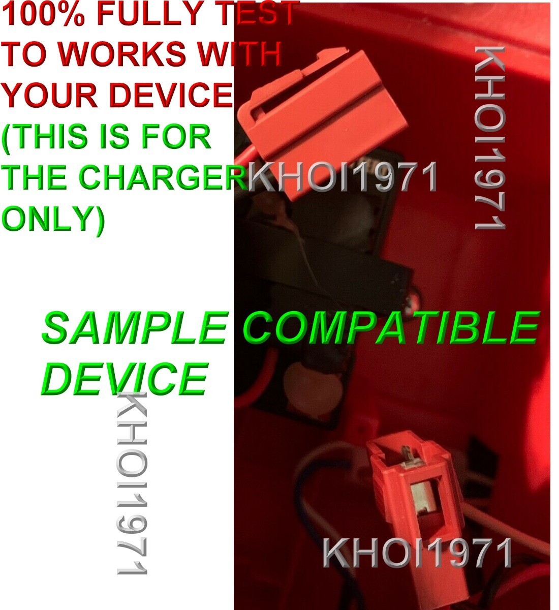 WALL charger AC adapter FOR RED 0670 Kid Motorz Xtreme Quad ride on 6V-BATT