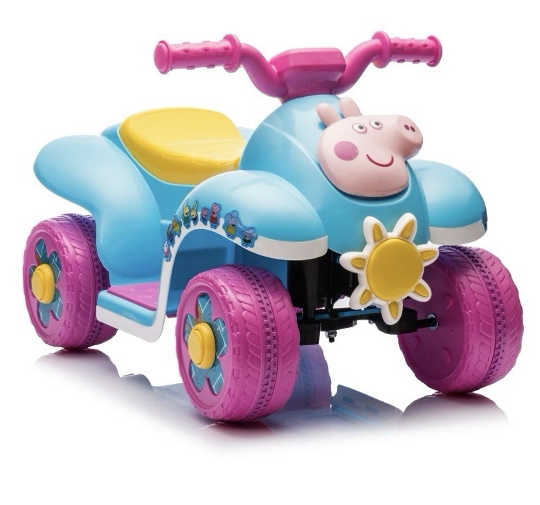 Peppa Pig – 6V Quad for Kids – Ride-On Toy – NEW, Arrives Before Xmas!
