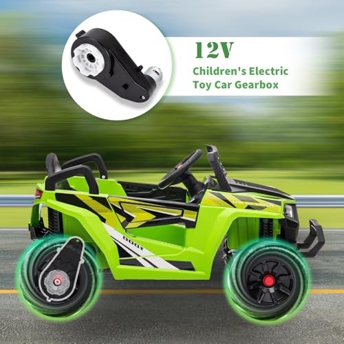 2Pcs Powered Wheels Motor 12V 40000RPM Kids Ride On Car Gearbox Motor Powered