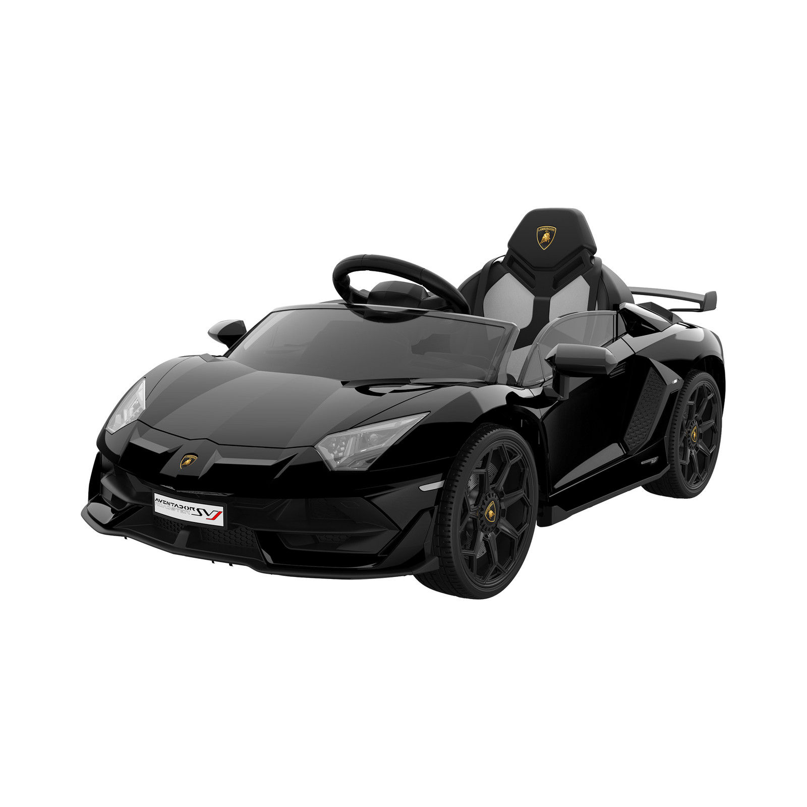 12V Licensed Lamborghini Kids Ride On Car Remote 2 Speed LED Hydraulic Doors