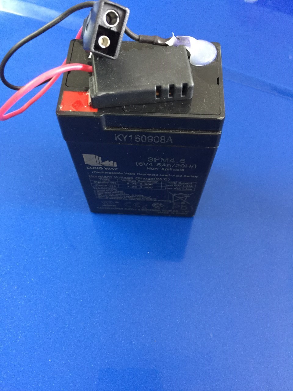Original 6V B Battery for Small Quad PACIFIC CYCLE Marvel The Avenger Good Dino