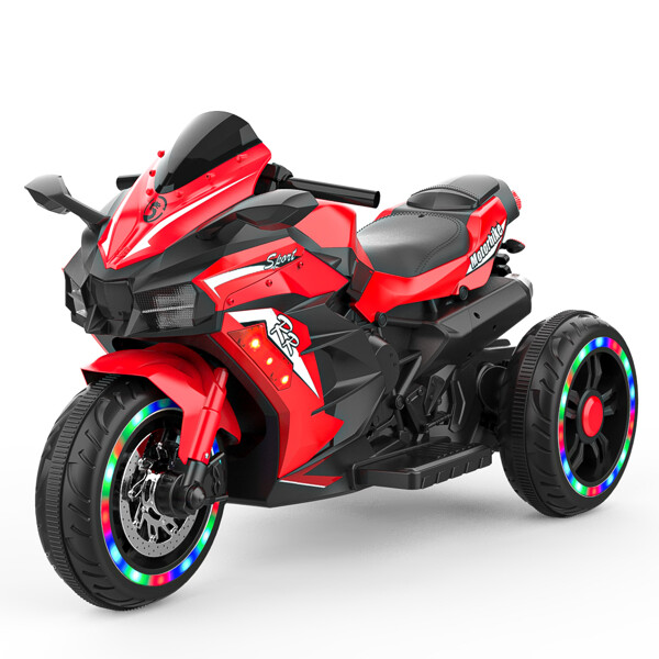 2025 Kids Ride On Dirt Bike 12V Electric Motorcycle 3 Wheels Light Music Xmas