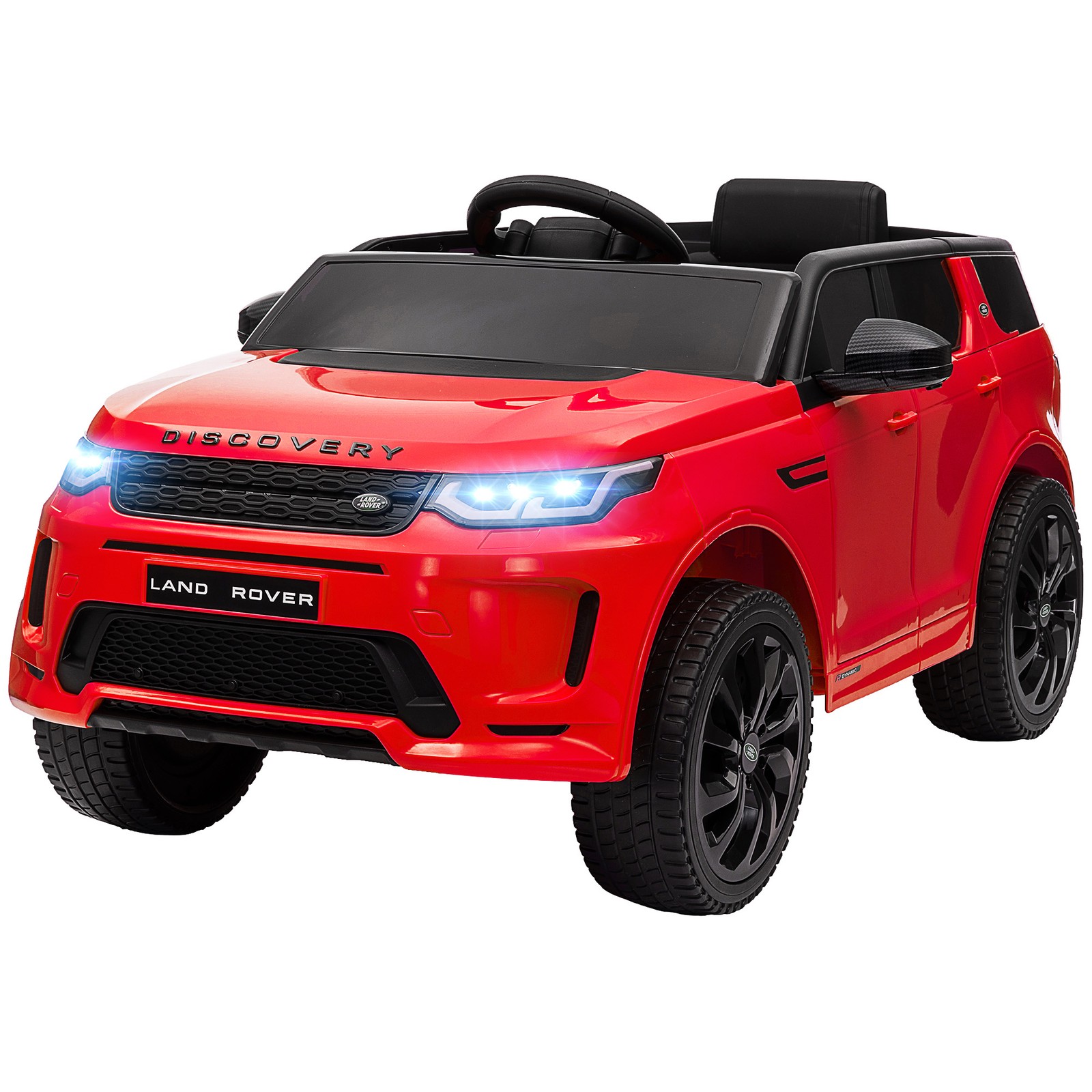 Land Rover Licensed 12V Kids Ride on Car w/ Soft Start, Red