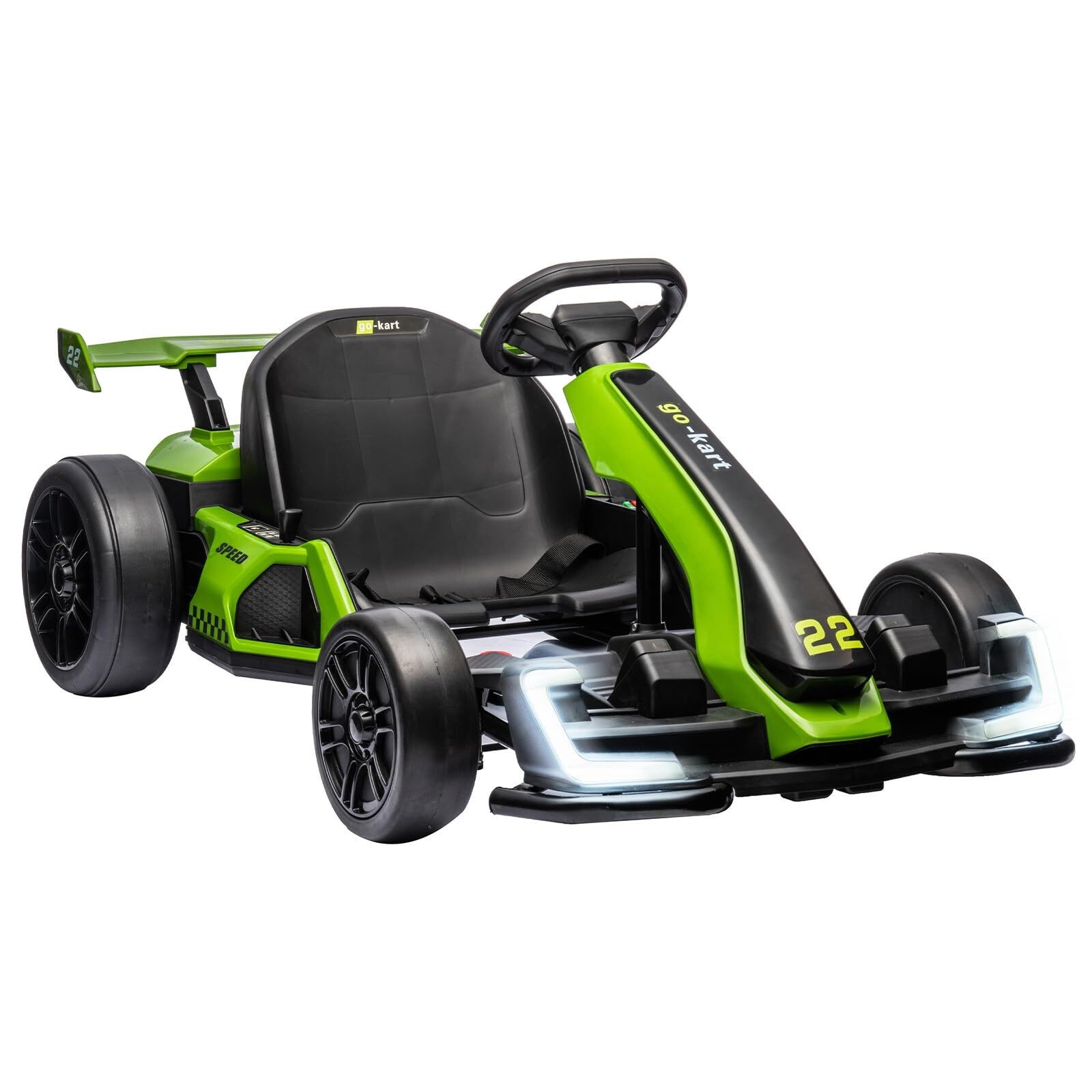 24V 7.5 Mph Electric Go Kart with 300W Strong Motor, Drift/Sport Mode for Kids