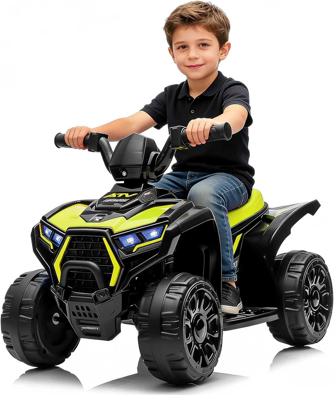 Ride on Car for Kids Electric 4 Wheeler ATV Toy w/ 3.5mph Max Speed for Toddler