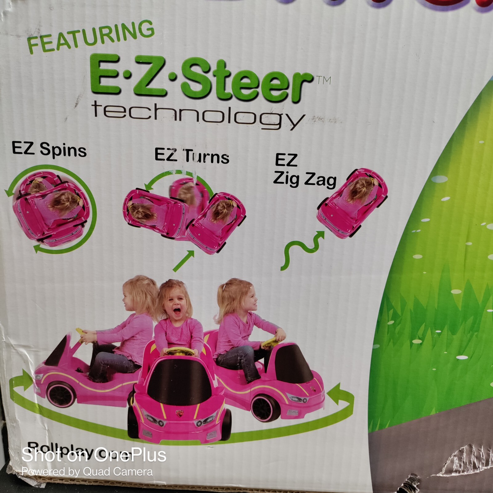 Rollplay Dizzy Driver 6-Volt Battery Operated Ride-On Power Wheel Car Pink Age 1