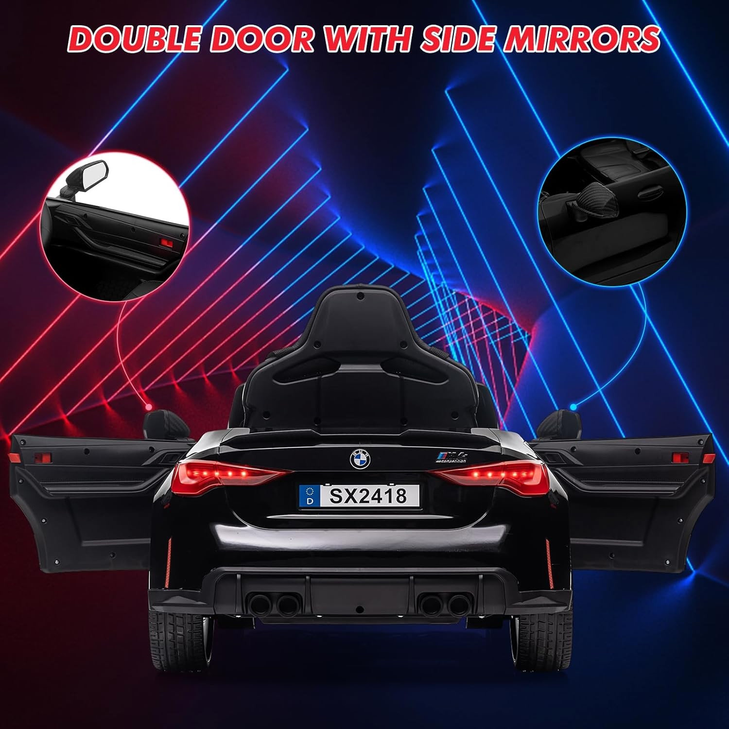 Toddler Electric Vehicle,Kids Ride On Car with Remote Control,for 37-83 Months